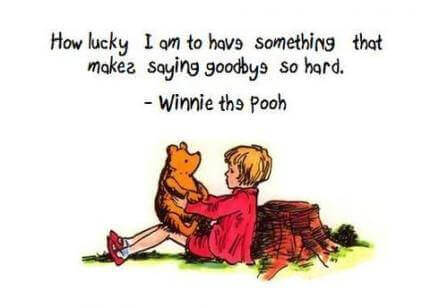 winnie the pooh goodbye